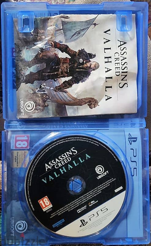 Assassin's creed VALHALLA مستعملة اسيسنز كريد فالاهالا لعبة 1