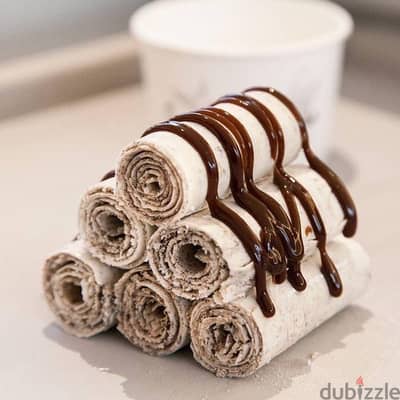 جريل ايس كريم رول و ايس كريم صاج و ice cream roll