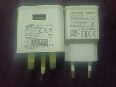 Two original Samsung chargers اتنين شواحن سامسونج اصلي