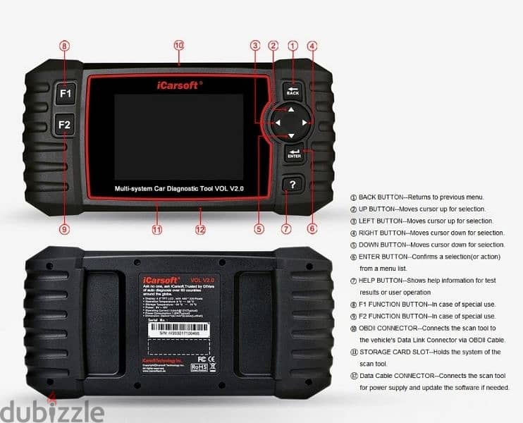 OBD كاشف اعطال واطفاء لمبات الاعطال  يعمل مع جميع موديلات السيارات 0