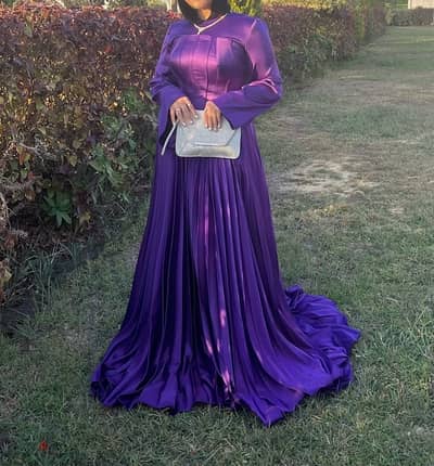 purple soire dress