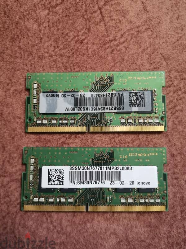 16GB RAM (2x8GB) DDR4-3200mhz Laptop 1