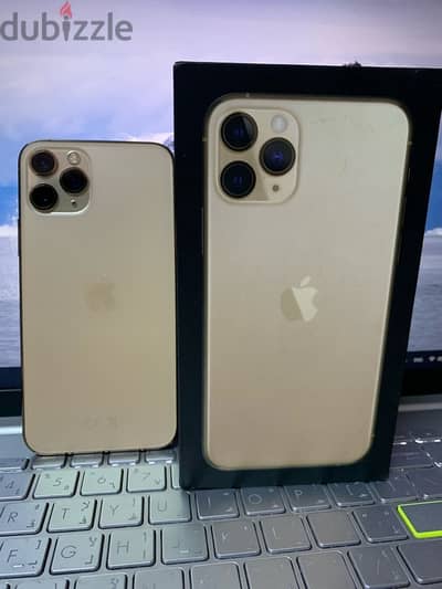 iphone 11 pro 64Gb Gold حاله ممتازه بالعلبه