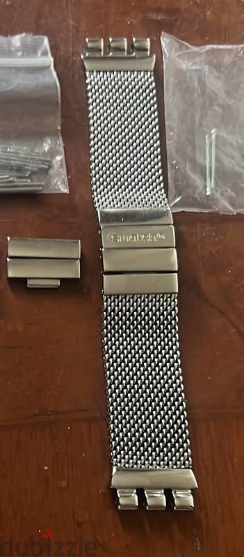 Swatch 43mm Stainless Strap