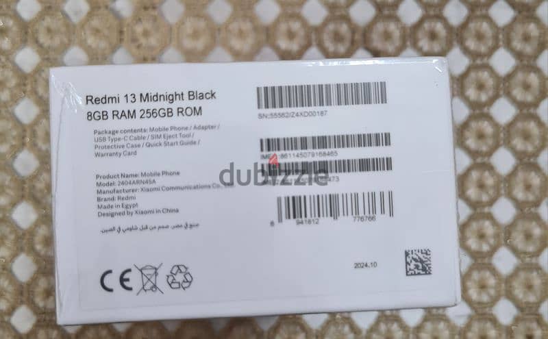 للبيع Redmi 13 256G جديد متبرشم 2