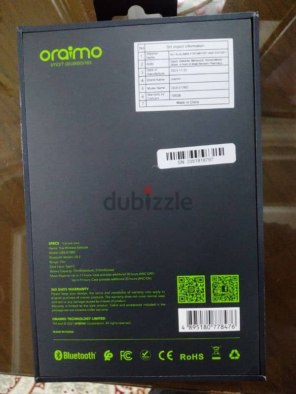 oraimo Free pods pro 1