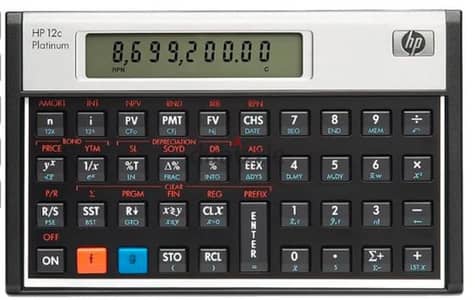 Financial Calculator HP12C Platinum