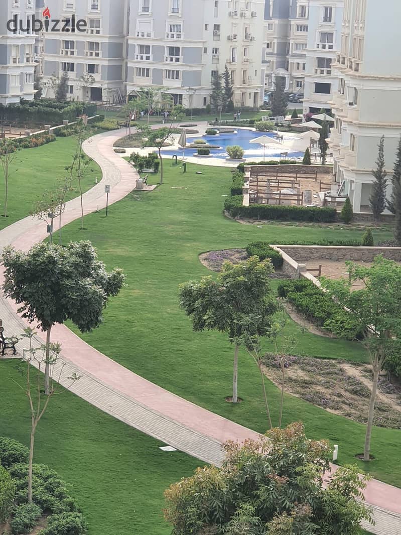 Big Flat for rent at Mountain view hydepark, with an open pool view, New Cairo beside Mivida 0