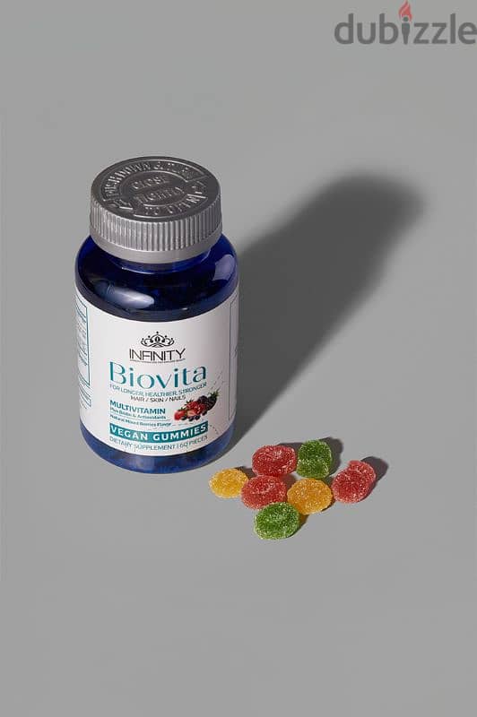 Biovita Multi-vitamin - 60 gummies for nails, skin, & hair 1