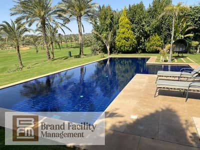 A 2000 sqm palace for rent in Katameya Heights Compound, New Cairo – a prime location with a VIP view of the golf and lakes – fully furnished