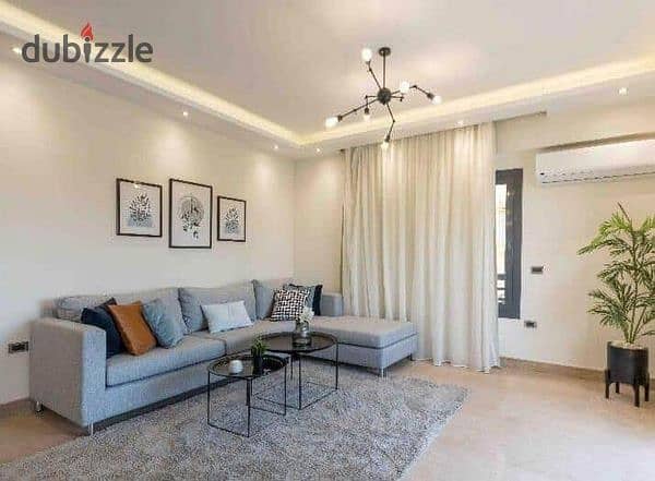 For sale, fully finished apartment with air conditioners in Revali Compound, Fifth Settlement, New Cairo, 10 minutes from the American University, wi 0