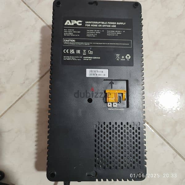 APC UPS 500VA new battery يو بى إس ٥٠٠ فولت أمبير بطارية جديدة 1