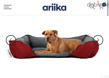 Ariika large dog bed for 1000 le