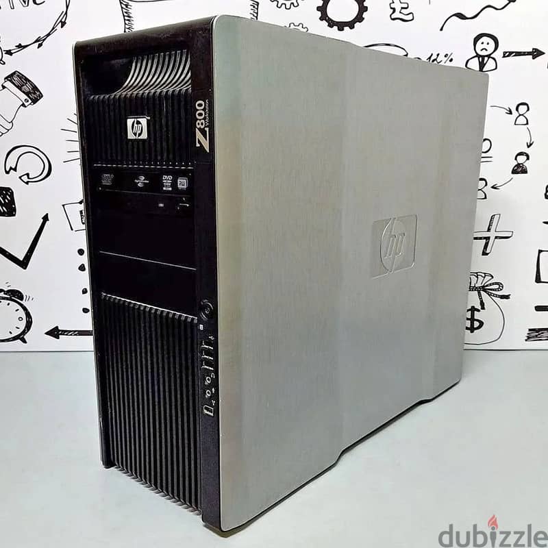 HP Z800 workstation(2 Processor) قوي جدا في شغل الرندر و العمل المستمر 0