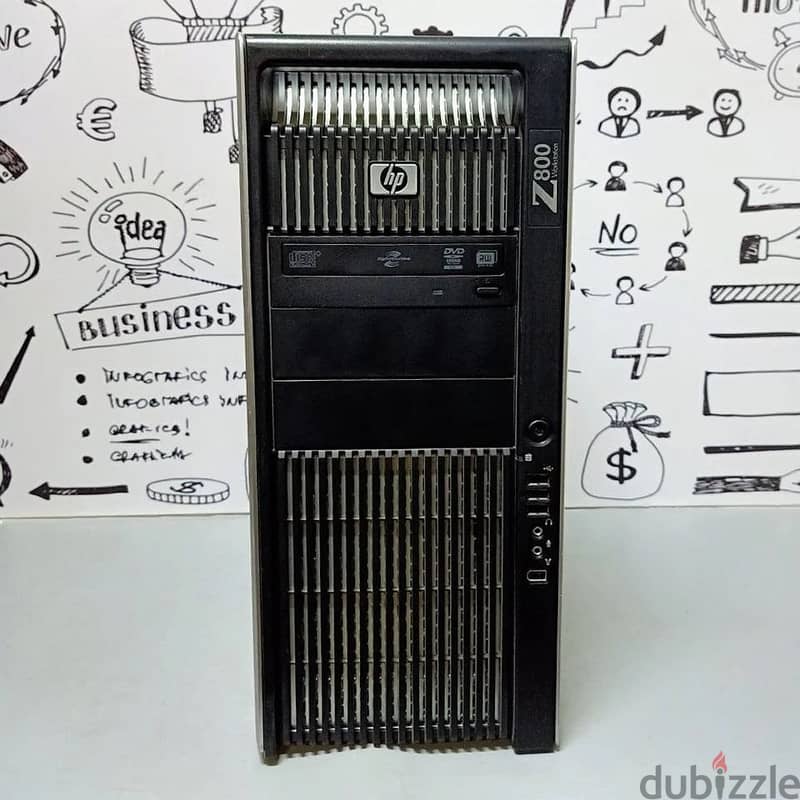 HP Z800 workstation(2 Processor) قوي جدا في شغل الرندر و العمل المستمر 2