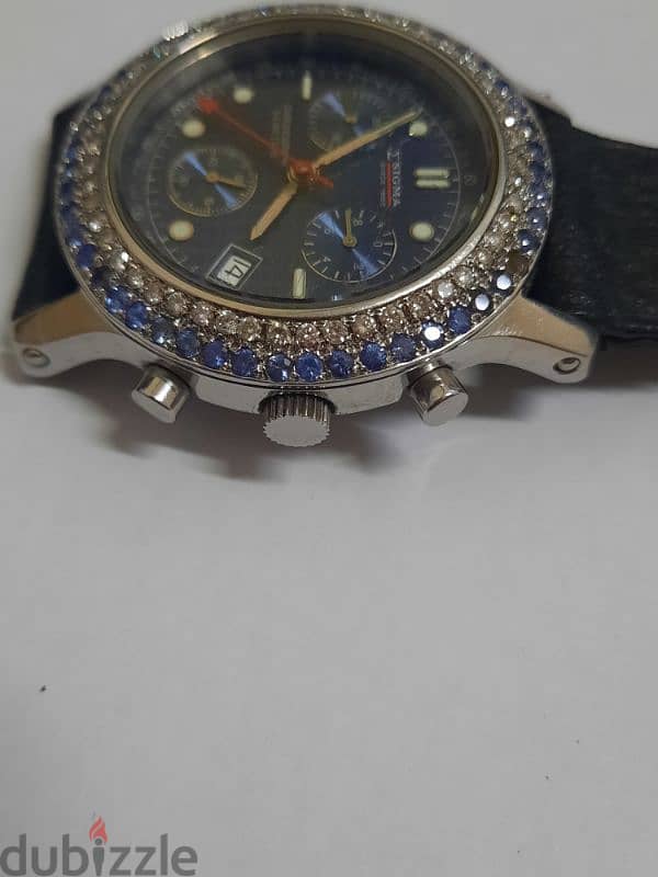 Sigma Original Chronograph Swiss Watch with Real Diamond 6