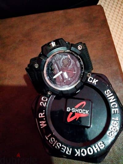 G Shock     جي شوك ياباني مزدوجة