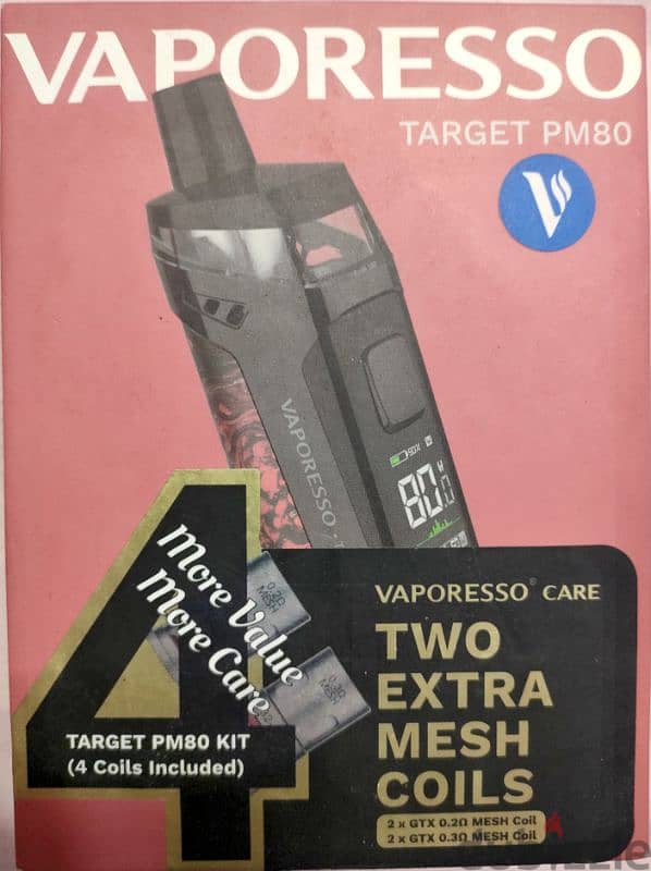 فيب vaporesso target pm80 استعمال خفيف 0