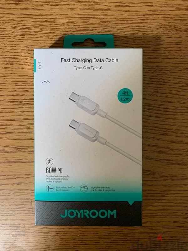 Joyroom S-A14 Type-C to Type-C 60W Fast Charging Data Cable 2