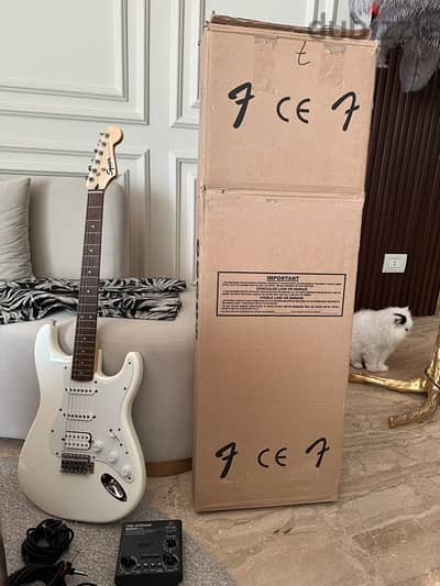 Fender Squier Stratocaster جيتار كهربائي - فيندر سكواير ستراتوكاستر