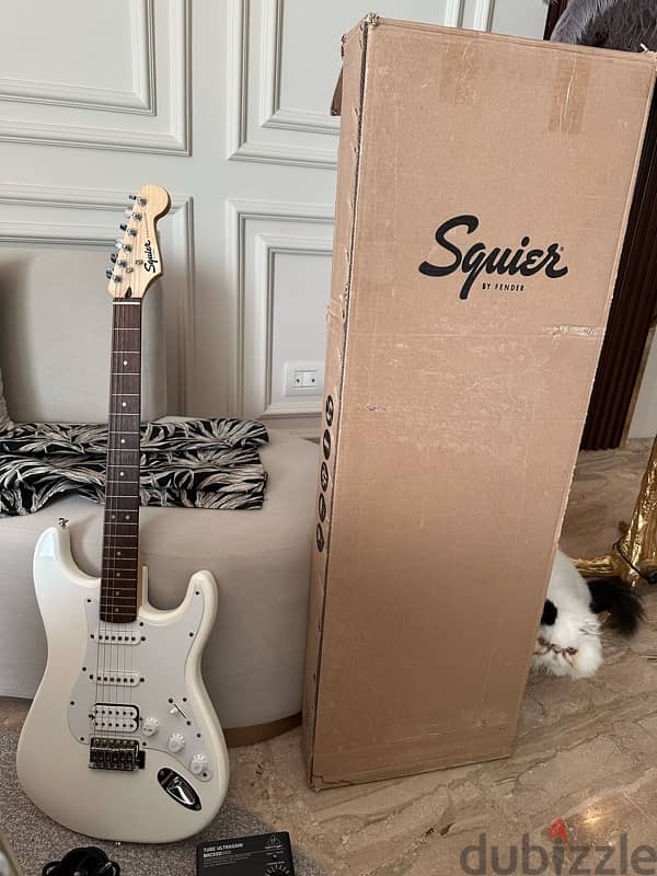 Fender Squier Stratocaster جيتار كهربائي - فيندر سكواير ستراتوكاستر 7