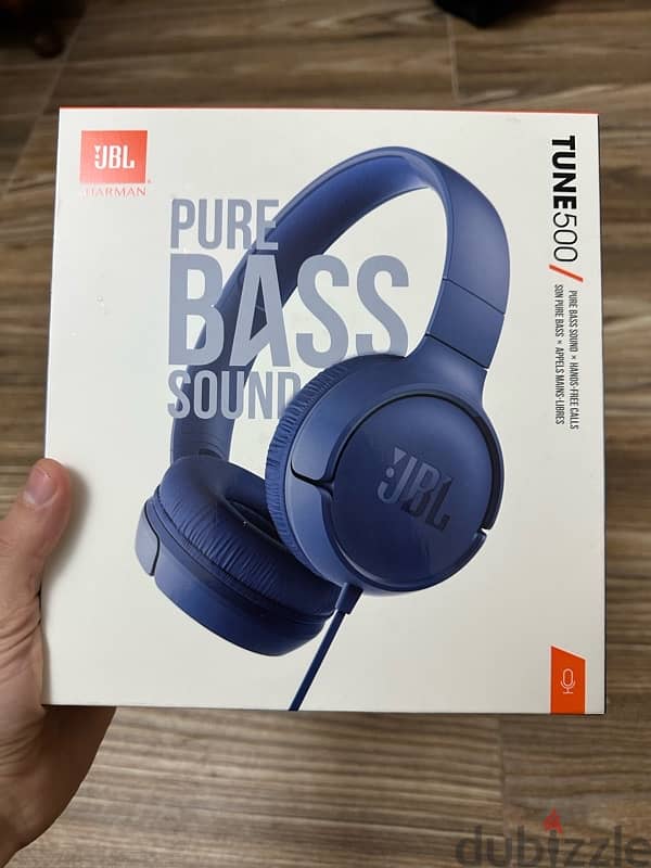 JBL Tune 500 headphones New from USA سماعات جديدة وأصلية من أمريكا 0