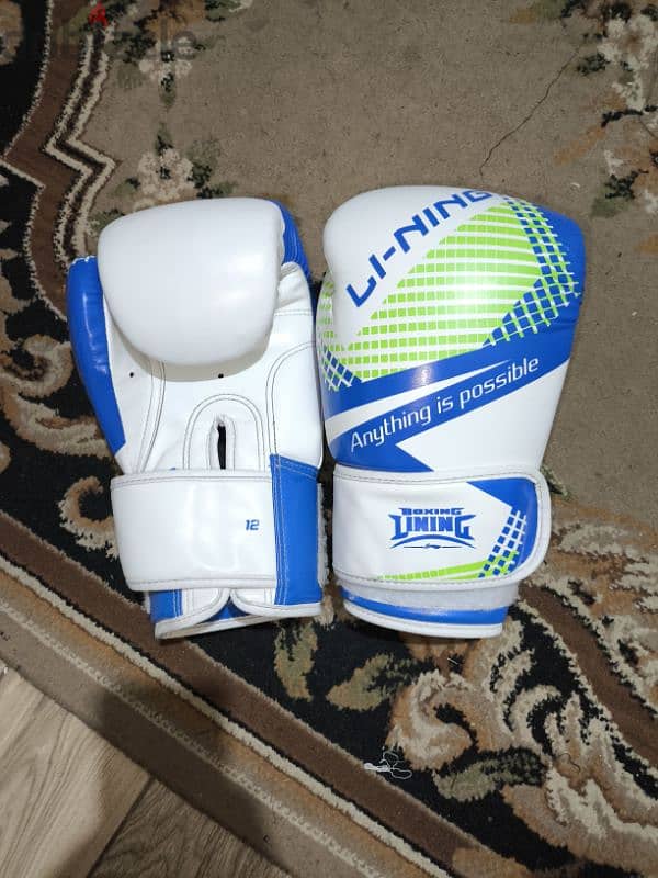 Lining Boxing Gloves  مقاس 12 استعمال هاوي خفيف 0