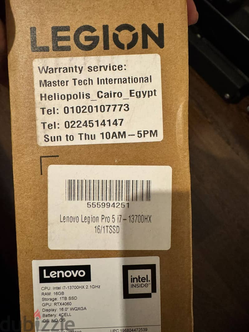 Lenovo legion pro 5 جديد لسة متفتحش 0