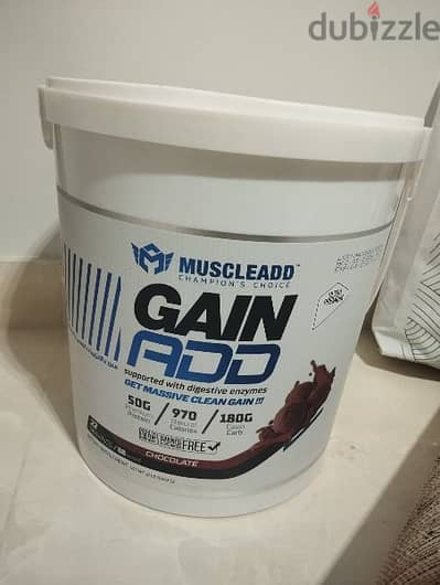 مكمل غذائي Gainadd من MuscLeadd