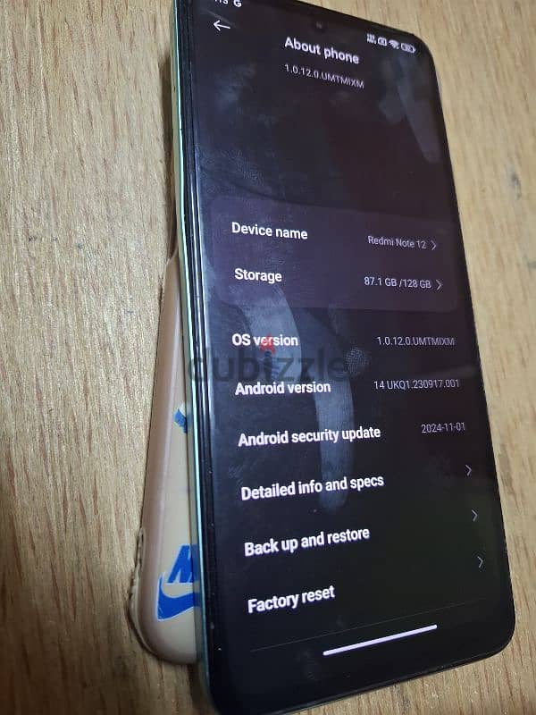 xiaomi redmi note 12 used 1