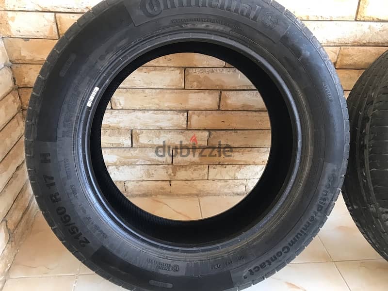 كاوتش continental مقاس 215/60 R17 4