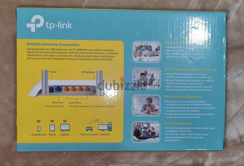 راوتر واى فاى Acess point . . tp link 300Mbps Wireless N Router 3