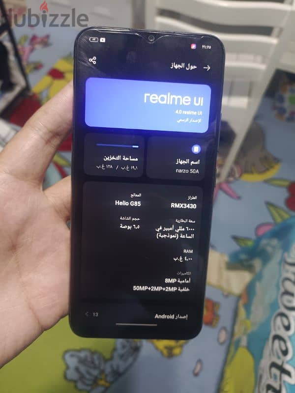 Realme Narzo 128GB. 8