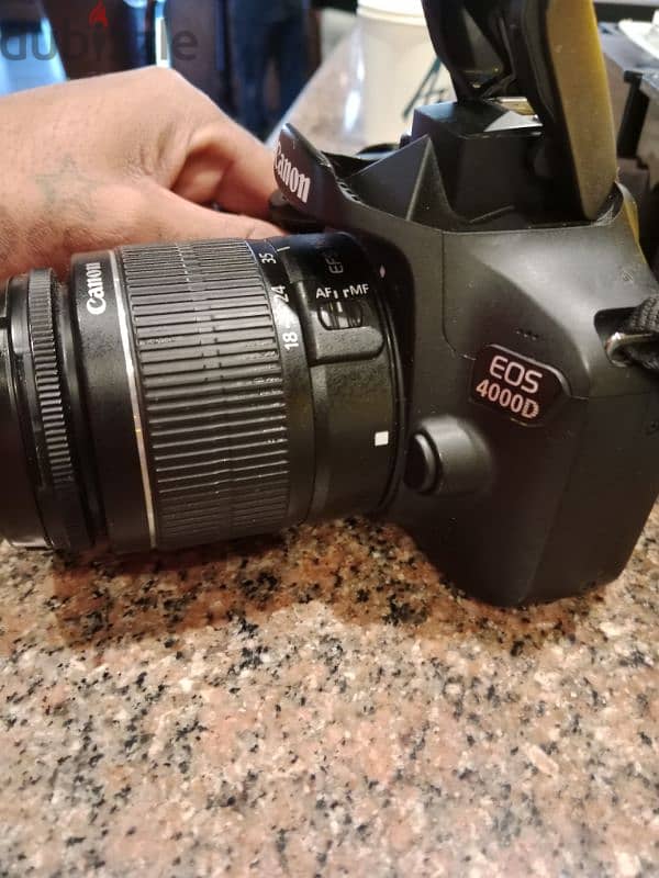 canon camera 4000D with charger and memory 128 3