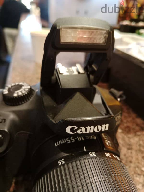 canon camera 4000D with charger and memory 128 4