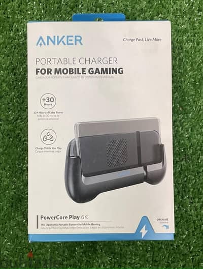 باور بانك انكر anker 6700 و وحدة ألعاب المحمولة ستاند باور كور 6k