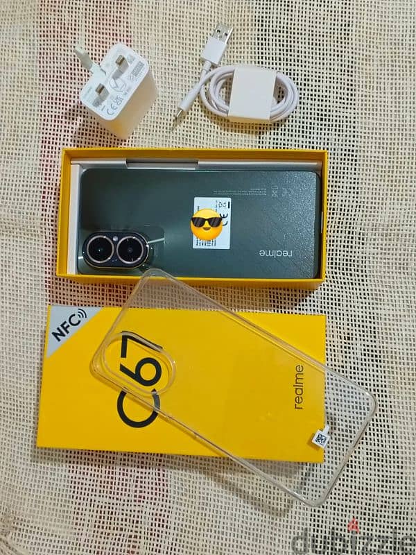 موبايل Realme C67 NFC من الإمارات  ذاكرة 128 + رامات 12 لا توجد ضريبة 0