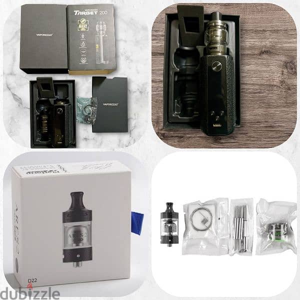 Vape Target 200 kit and Tank Ares 2 0