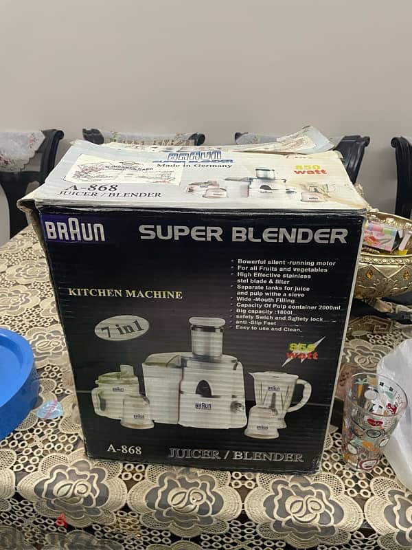 braun juicer / blender kitchen machine 2