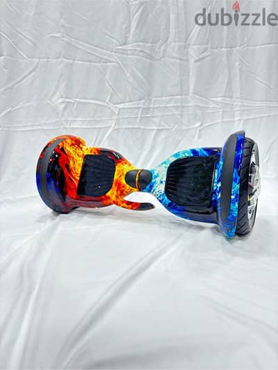 hoverboard ice and fire color 10 inch