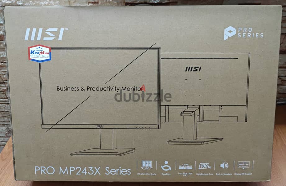 Msi Pro mp251 ips Monitor شاشة 2