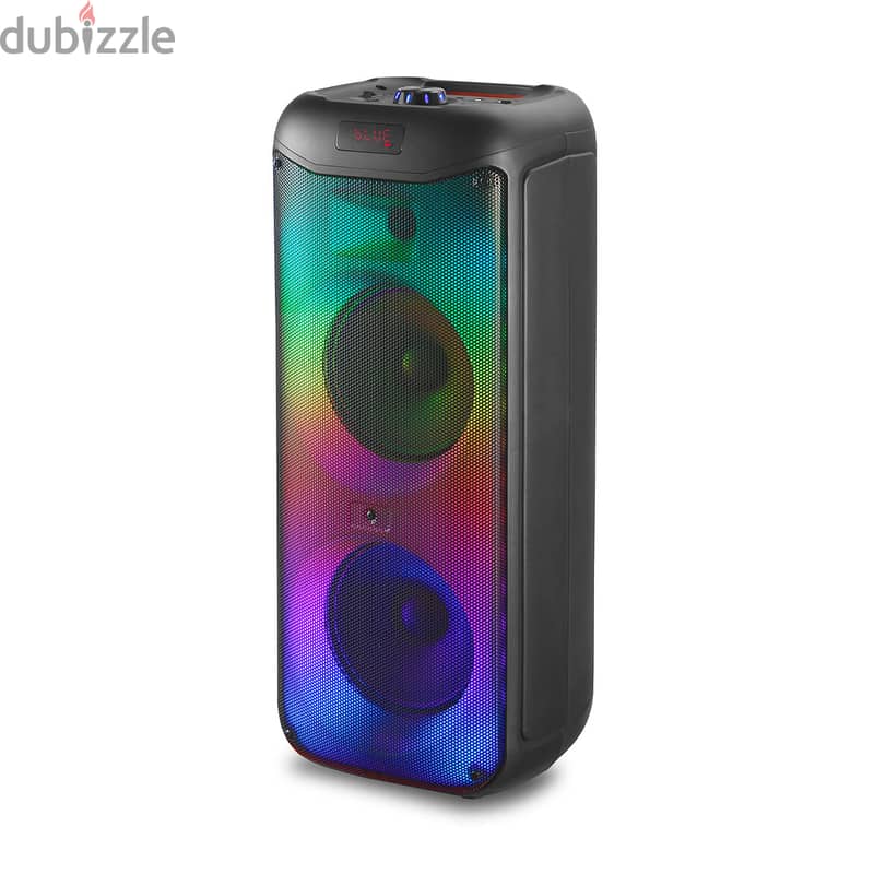 بارتى بوكس كيسونلى لاسلكى مضىء مع ميكروفون KISONLI PARTYBOX RGB 1