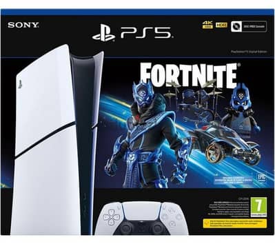 New Boxed PS5 Digital with Fortnite Bundle