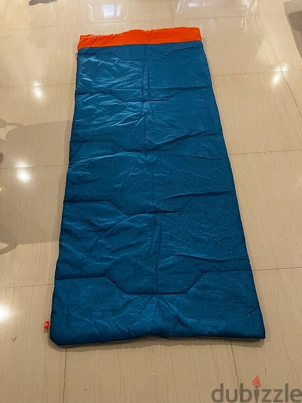 Quechua camping sleeping bag 190*80 cm Rarely used ARPENAZ 15 1