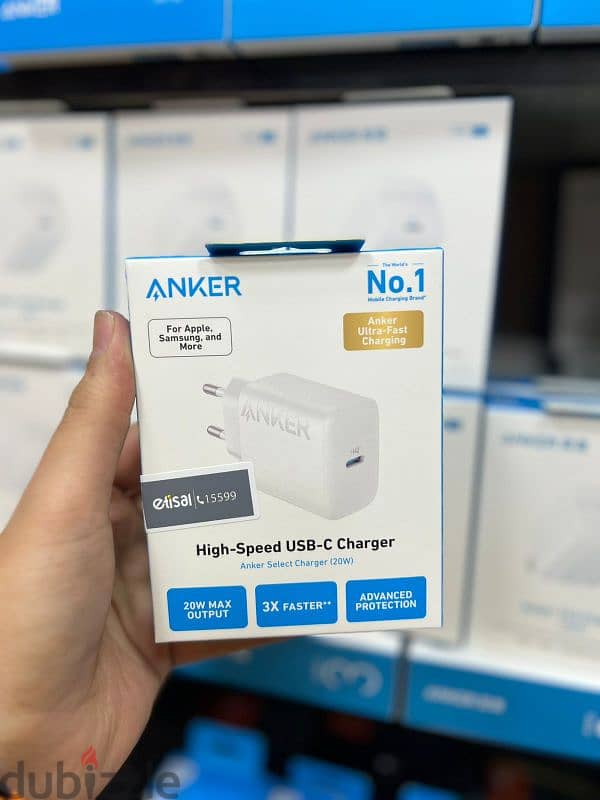 Anker adapter 25w& cable type c 0