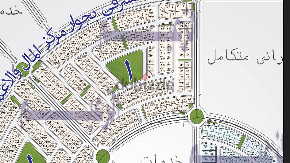 قطعة ارض 510 م توسعات  مسلسل (1) بدر 0