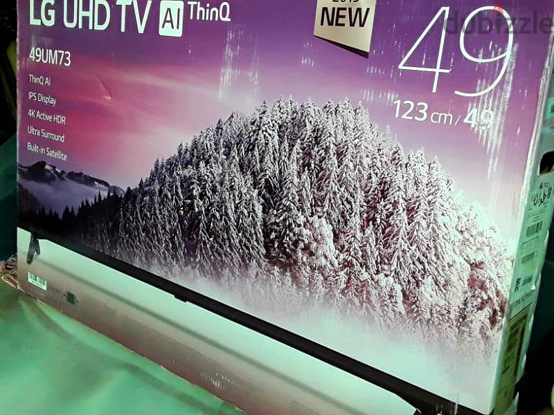 ( ل جى 49"4k /UHD اسمارت/رسيفر داخلى  2020بكل مشتملاتها الكارتونه بلفل 17