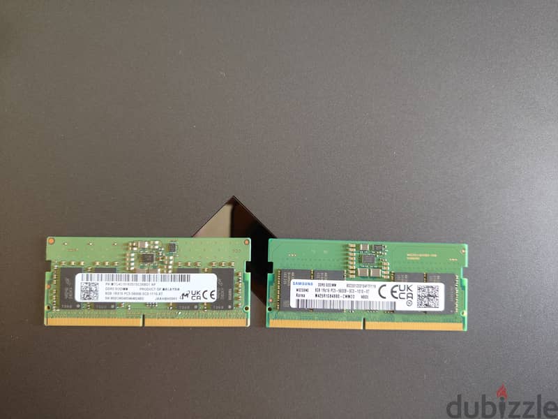 2x 8 GB DDR5 5600 MHZ RAM Dual Channel 0