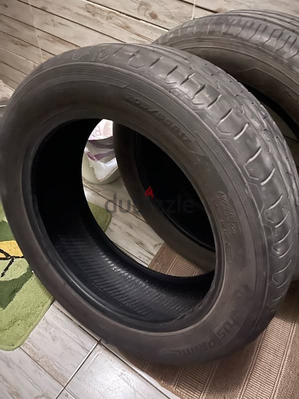 4 Hankook Tyres 205/55R17 ٤ اطارات هانكوك 2