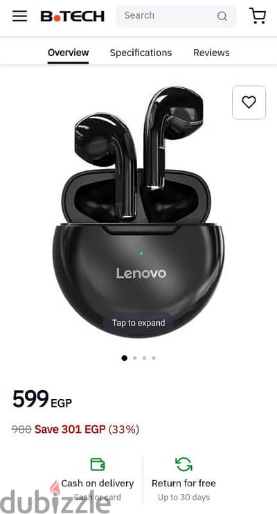 Lenovo HT38 earbuds